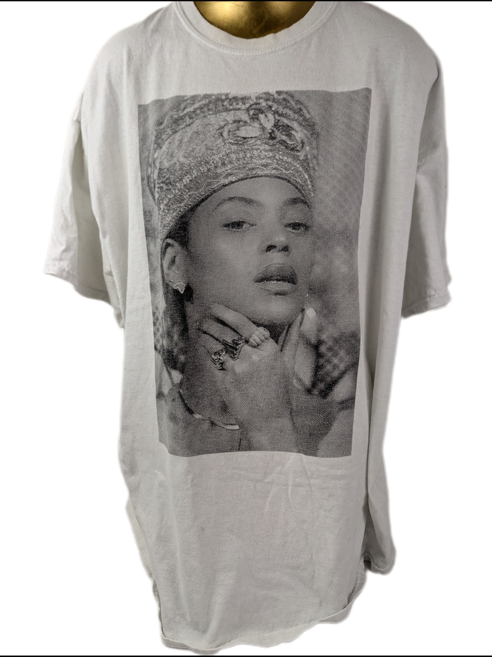 Beyonce Beautiful Portrait Black & White Graphic XXL